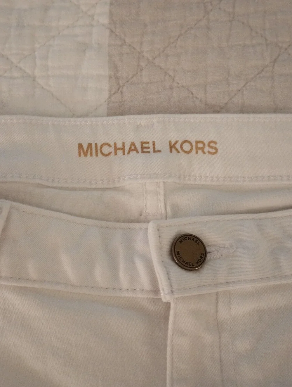Michael Kors Women's Cream Skinny Jeans